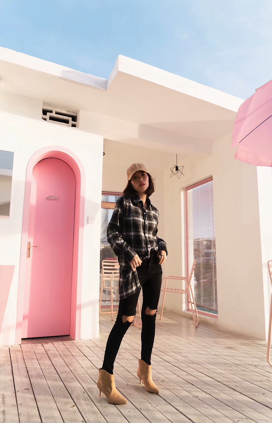 Basic Stiletto Suede Angle Boots 30 Women Winter A