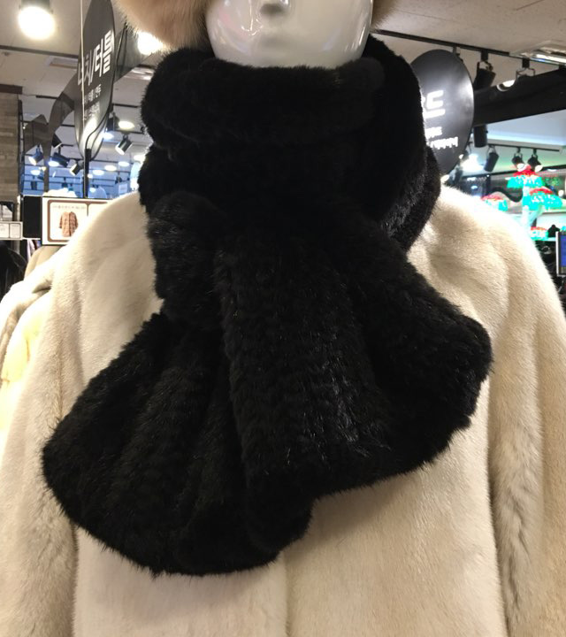 Mink muffler coat fur specialty department store b