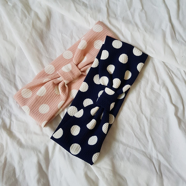 Hair Accessories Ribbon Dot Hair Band Women's H