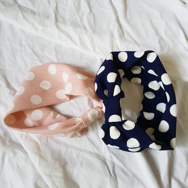 Hair Accessories Ribbon Dot Hair Band Women's H