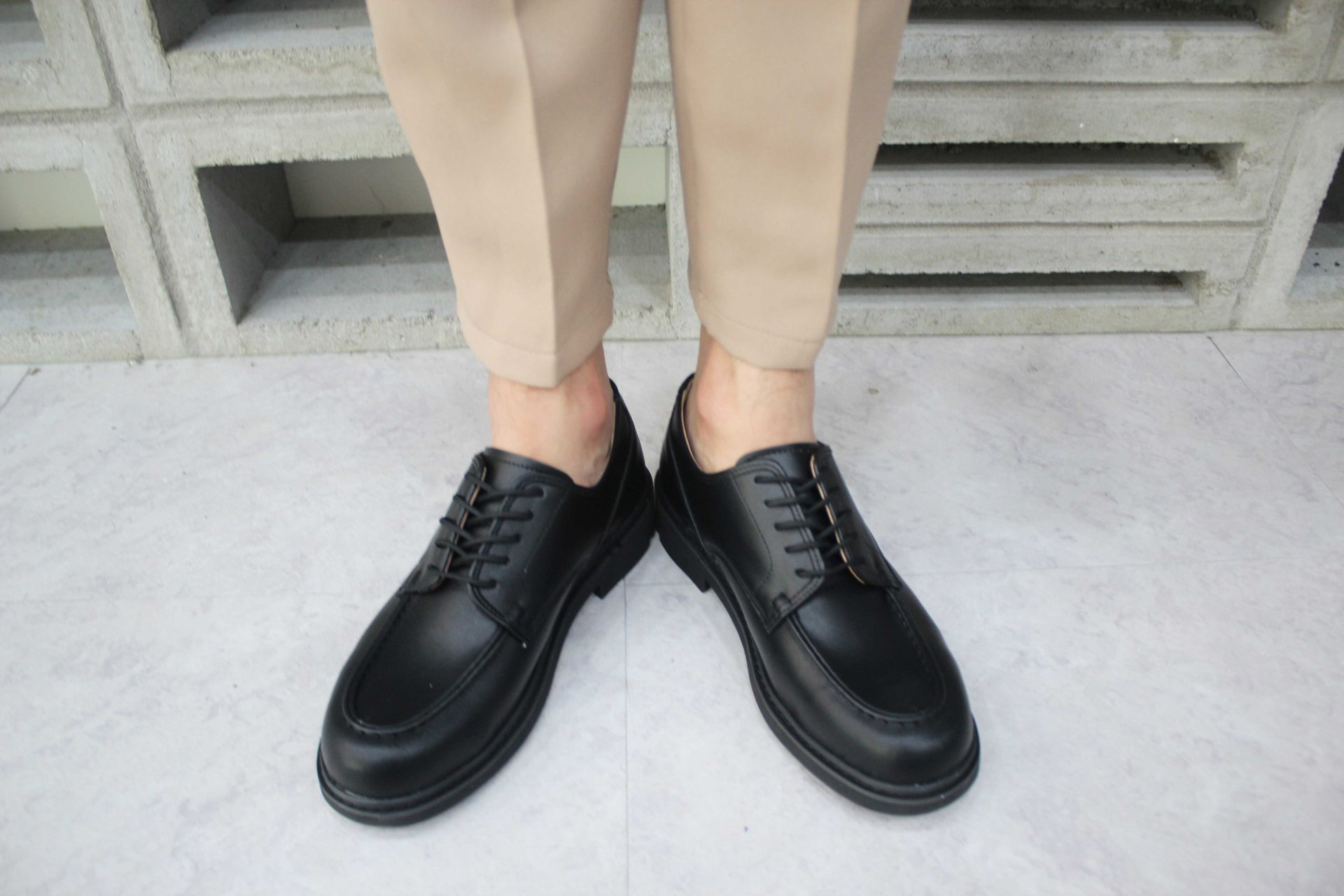 4.5cm Basic height-high loafers Black Brown men