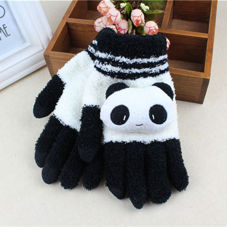 Cell phone touch gloves character rabbit gift warm