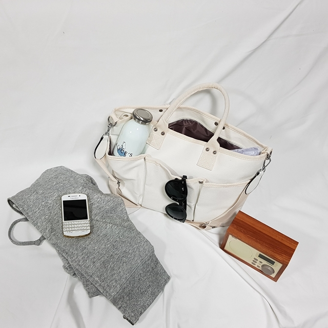 Tumbler Back Zipper Cross Eco Bag 1color Pretty Pl