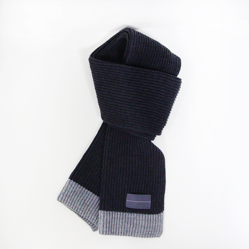 Color coordination Men's winter scarf knit scar