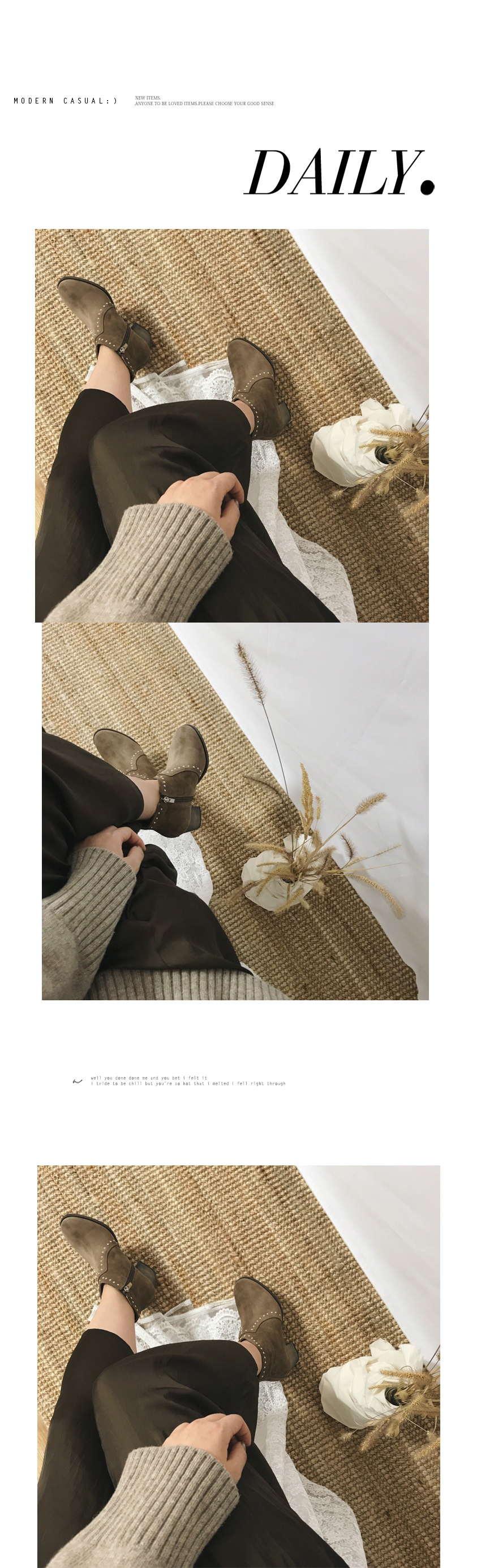 Free shipping Natural cowhide dicker boots stud an