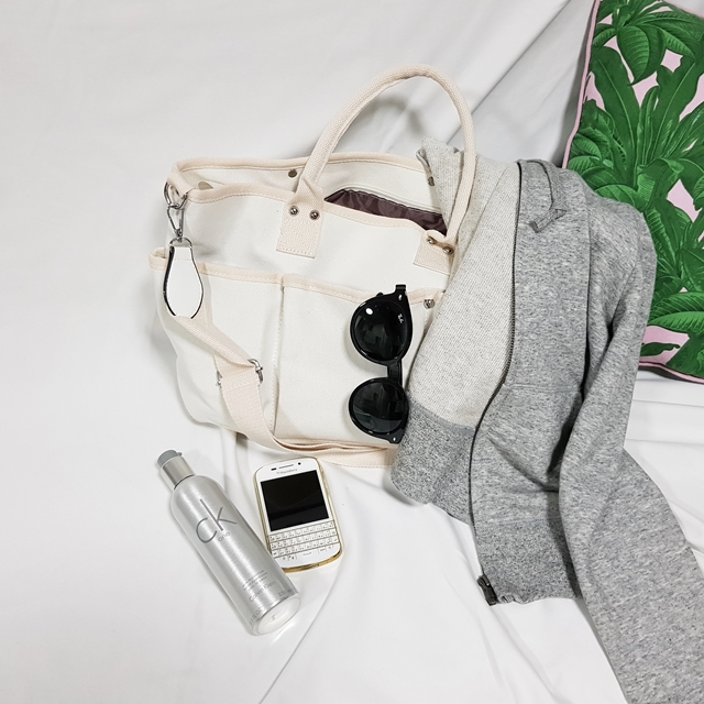 Tumbler Back Zipper Cross Eco Bag 1color Pretty Pl