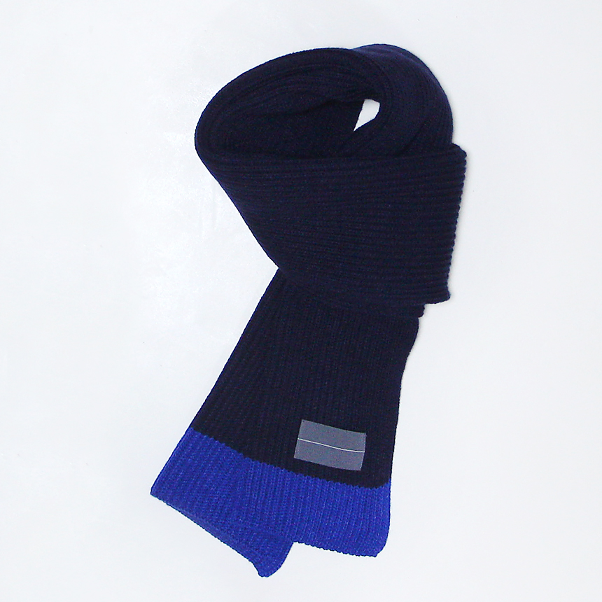 Color coordination Men's winter scarf knit scar