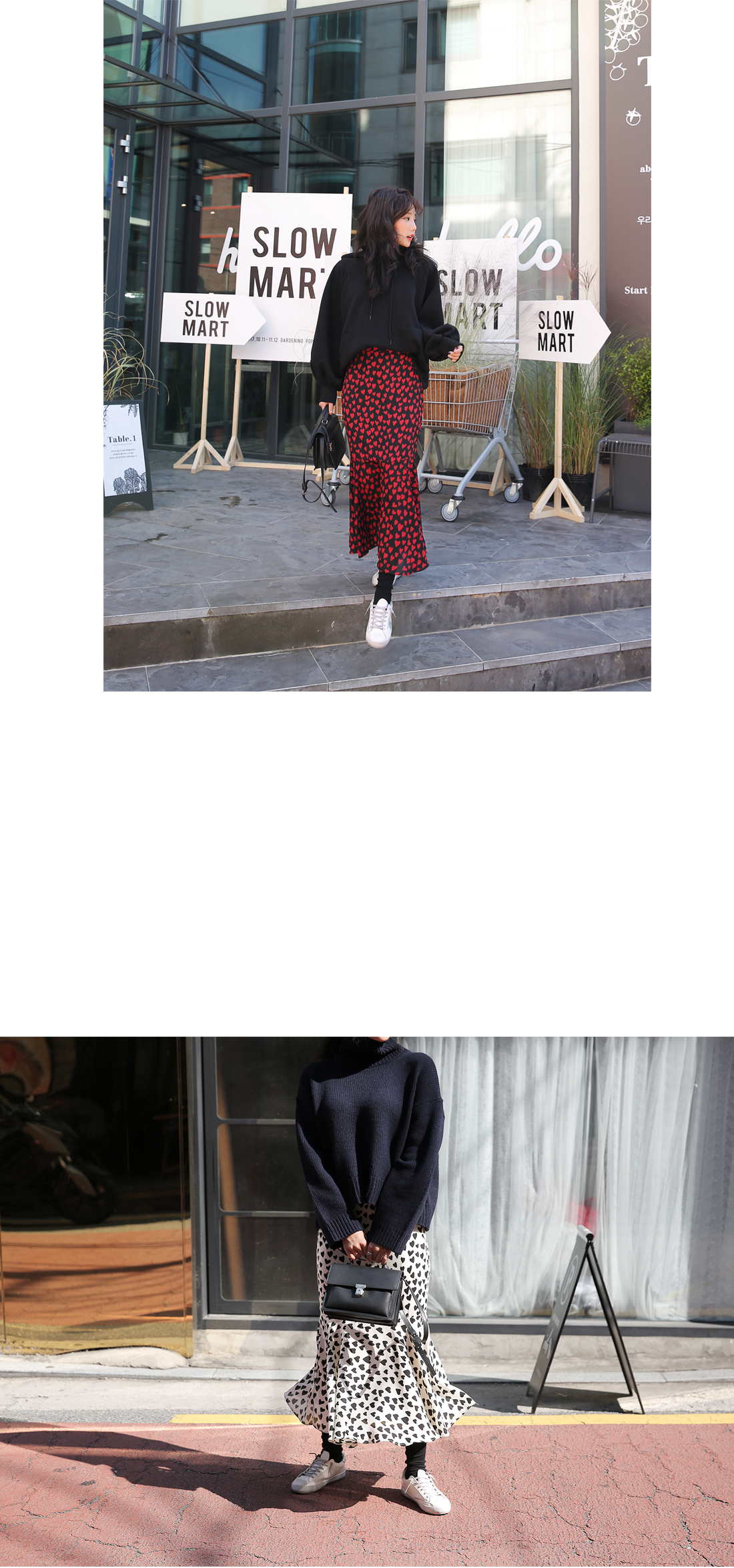 Love temperature Long Heart Ruffle skirt 20 lender