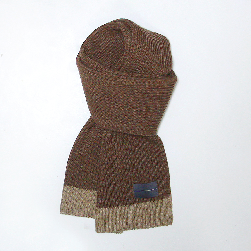 Color coordination Men's winter scarf knit scar