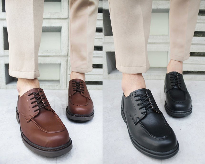 4.5cm Basic height-high loafers Black Brown men