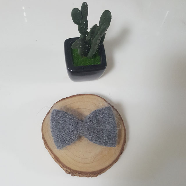 Hair Accessories Angora Ribbon Pin Upright Sporty 