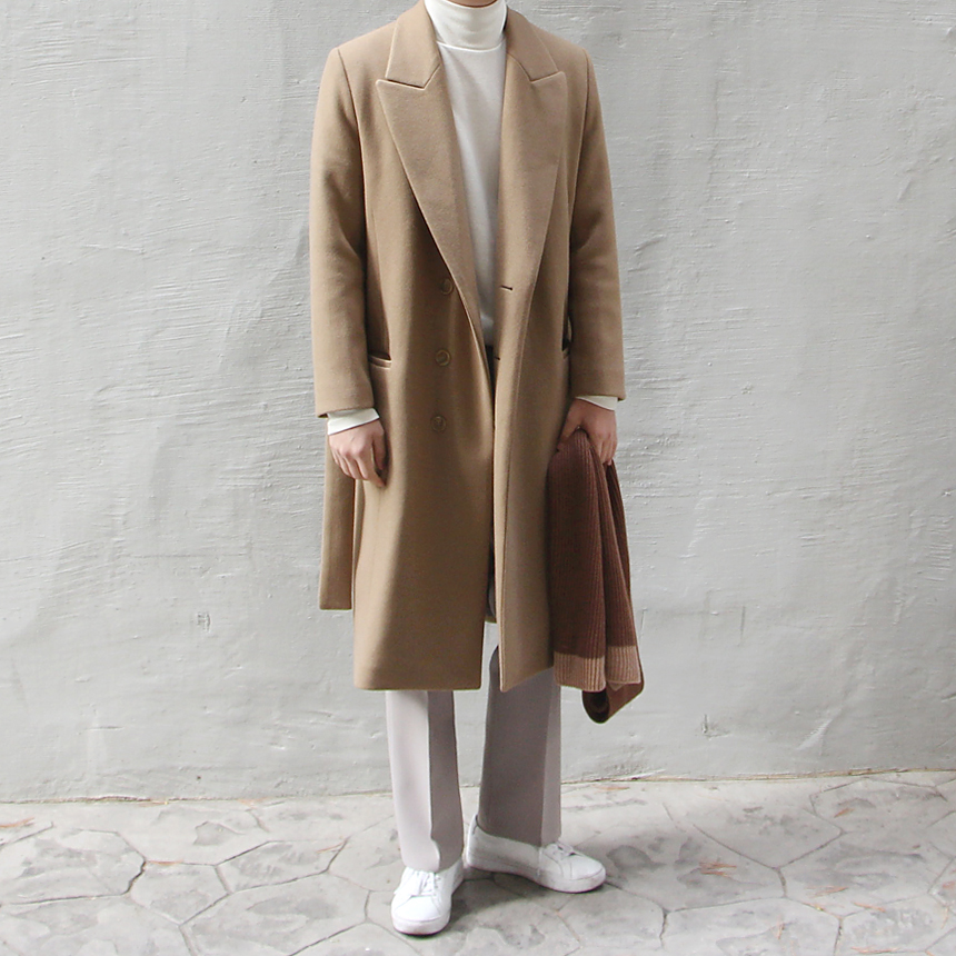 Color coordination Men's winter scarf knit scar