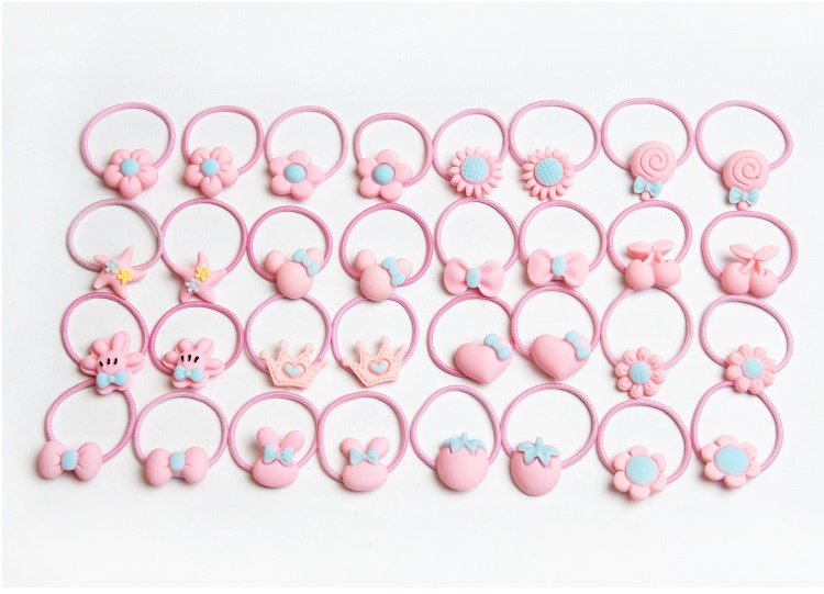 Hair Accessories Kitty Tin Case Rubber Strap Funny