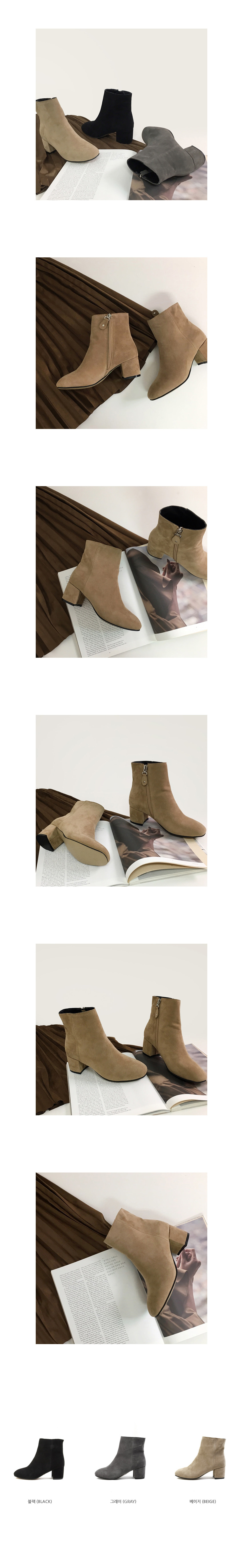 Suede Leather Angle Chelsea Boots Ankle Women's