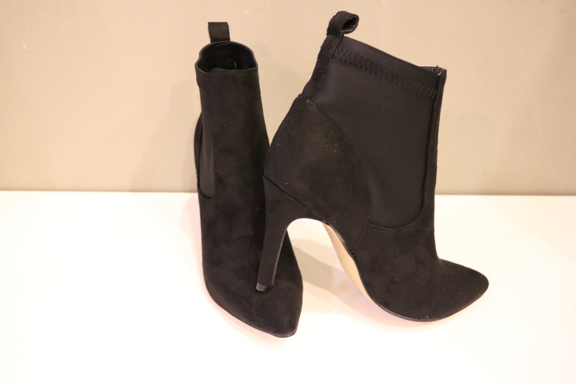 Suede Bending Angle Boots Women's Casual Long F