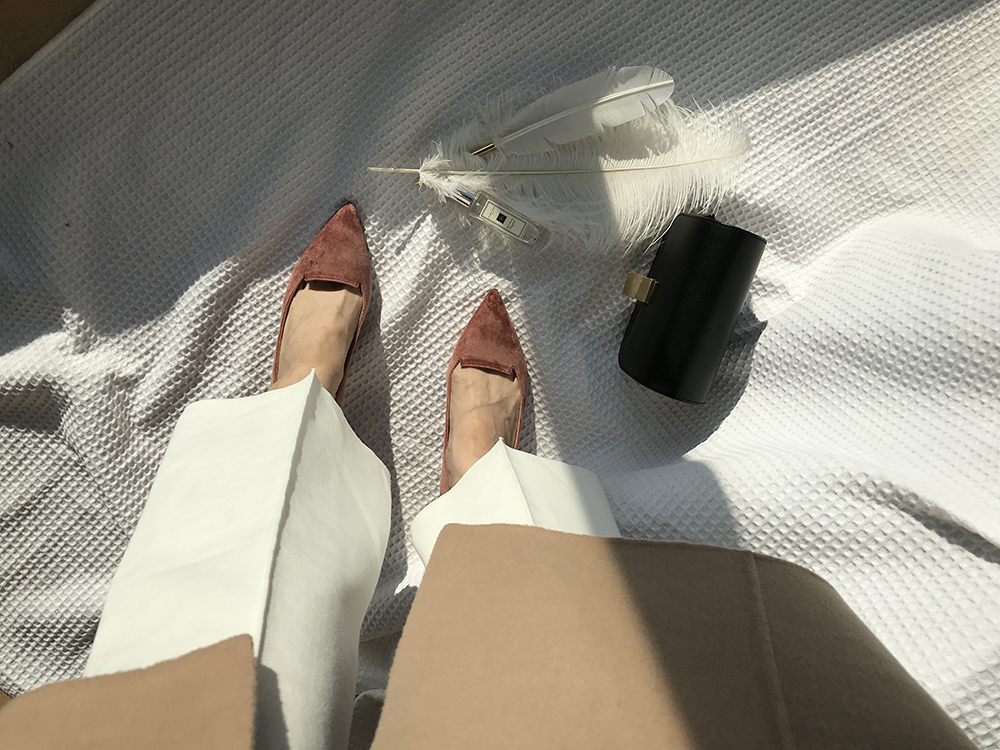 Velvet winter stiletto 5cm, 7cm middle heel shoes 