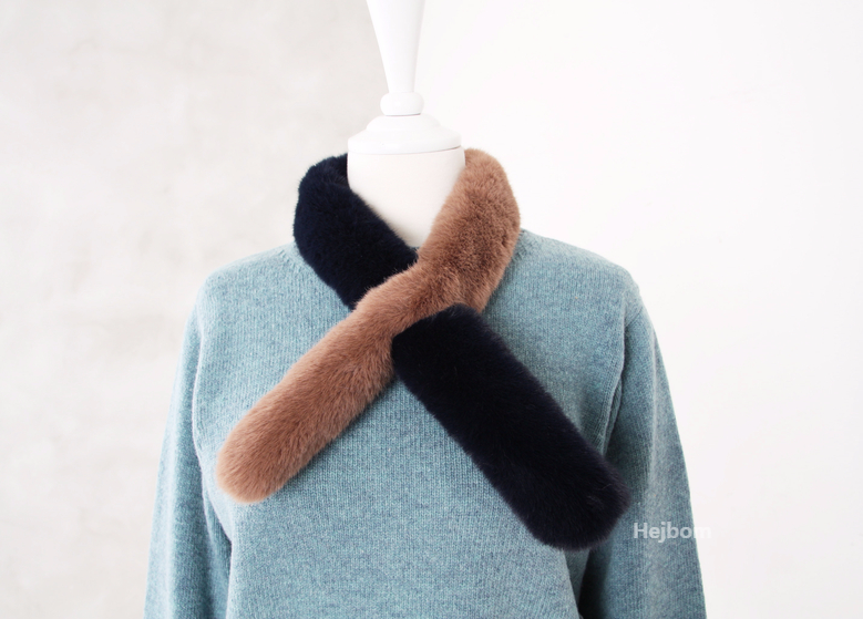 Petite Fake color scarf 7color muffler mini eco-fr