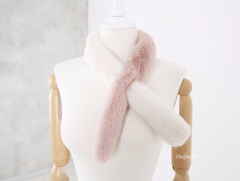 Petite Fake color scarf 7color muffler mini eco-fr