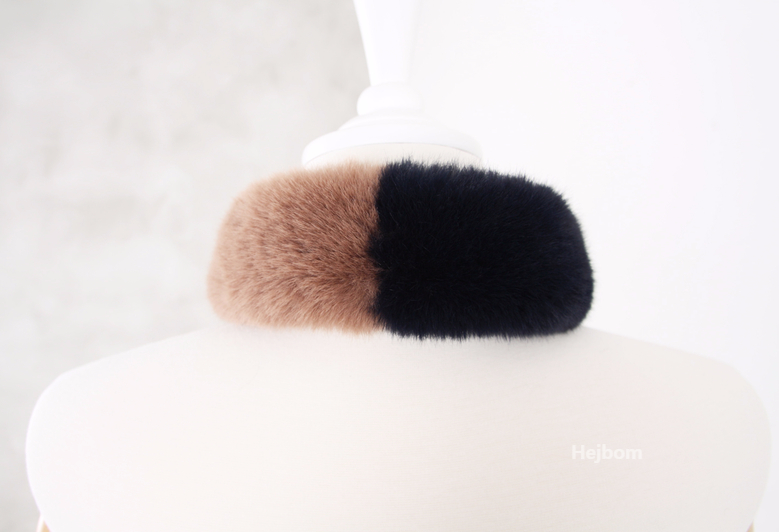 Petite Fake color scarf 7color muffler mini eco-fr