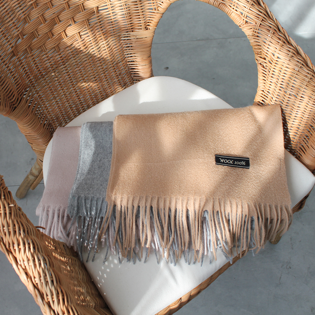 100% muffler 5color wool 100 acne wool shawl woman