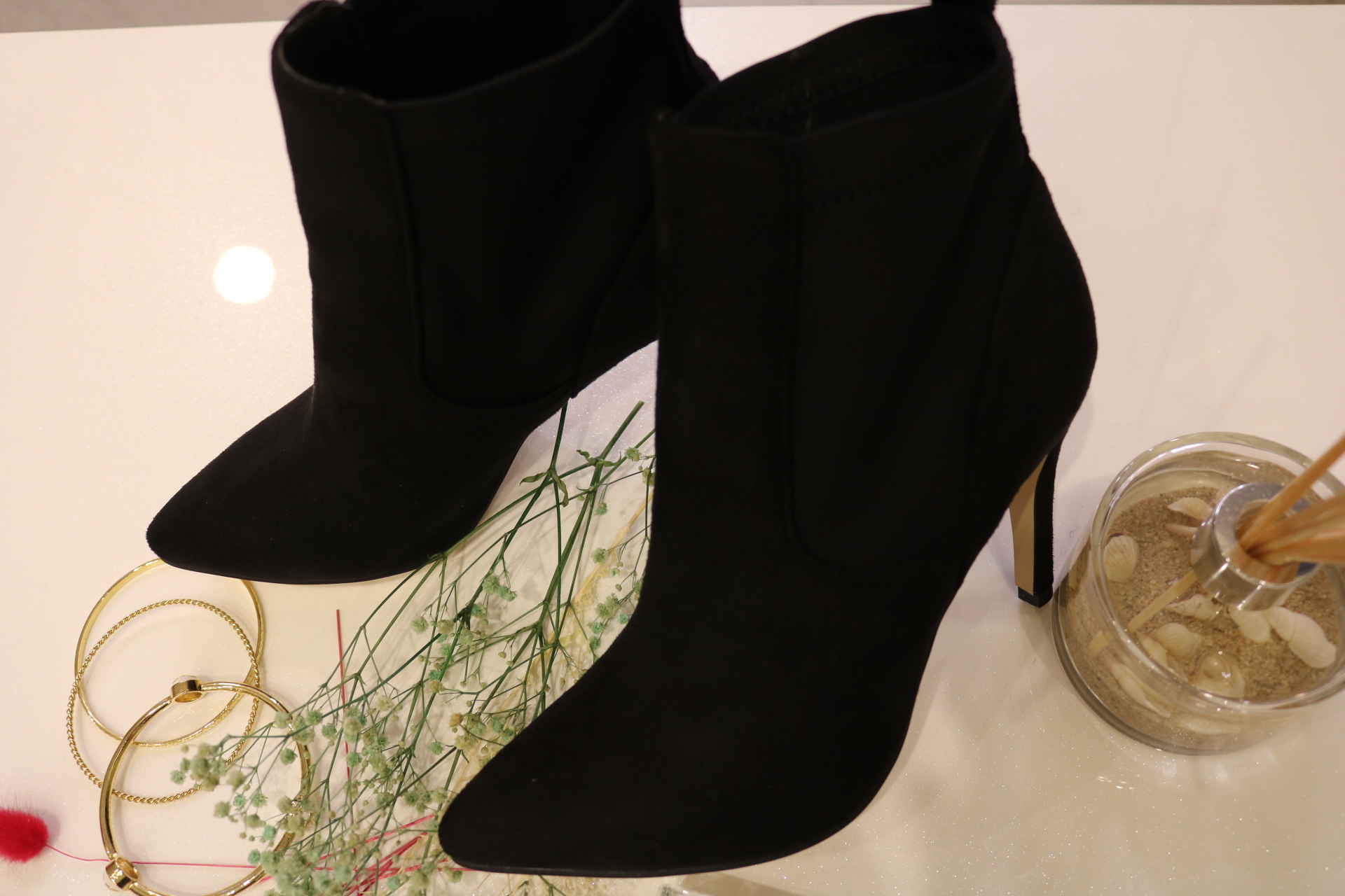 Suede Bending Angle Boots Women's Casual Long F