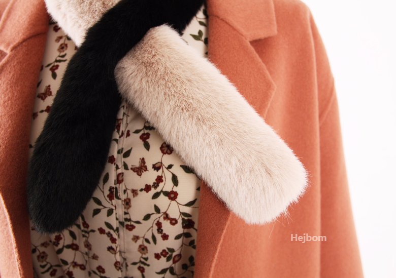 Petite Fake color scarf 7color muffler mini eco-fr