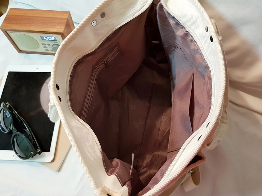 Tumbler Back Zipper Cross Eco Bag 1color Pretty Pl