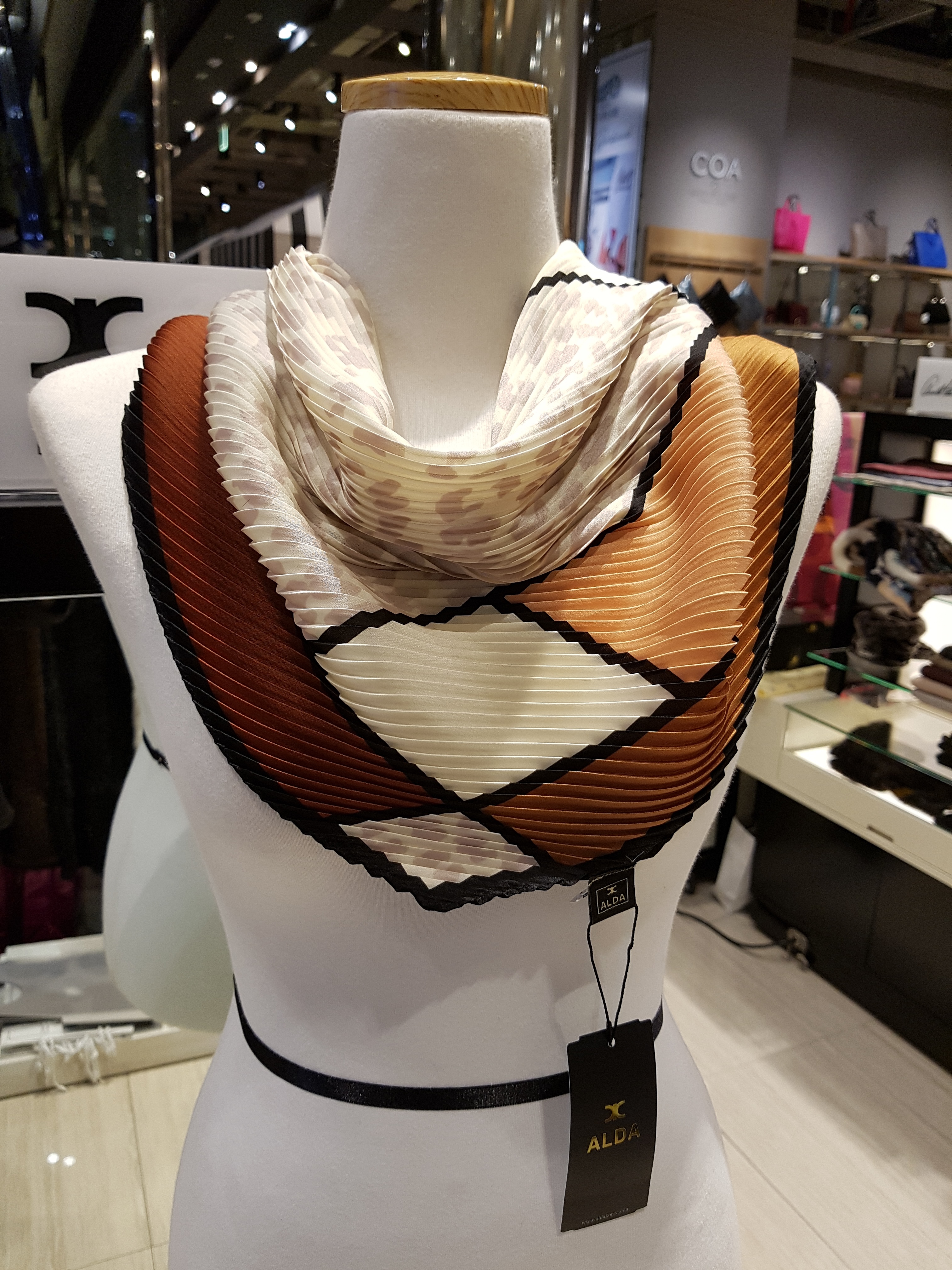 Aladdin Shirt wrinkle scarf ALSA 7114