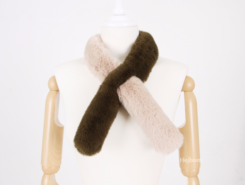 Petite Fake color scarf 7color muffler mini eco-fr