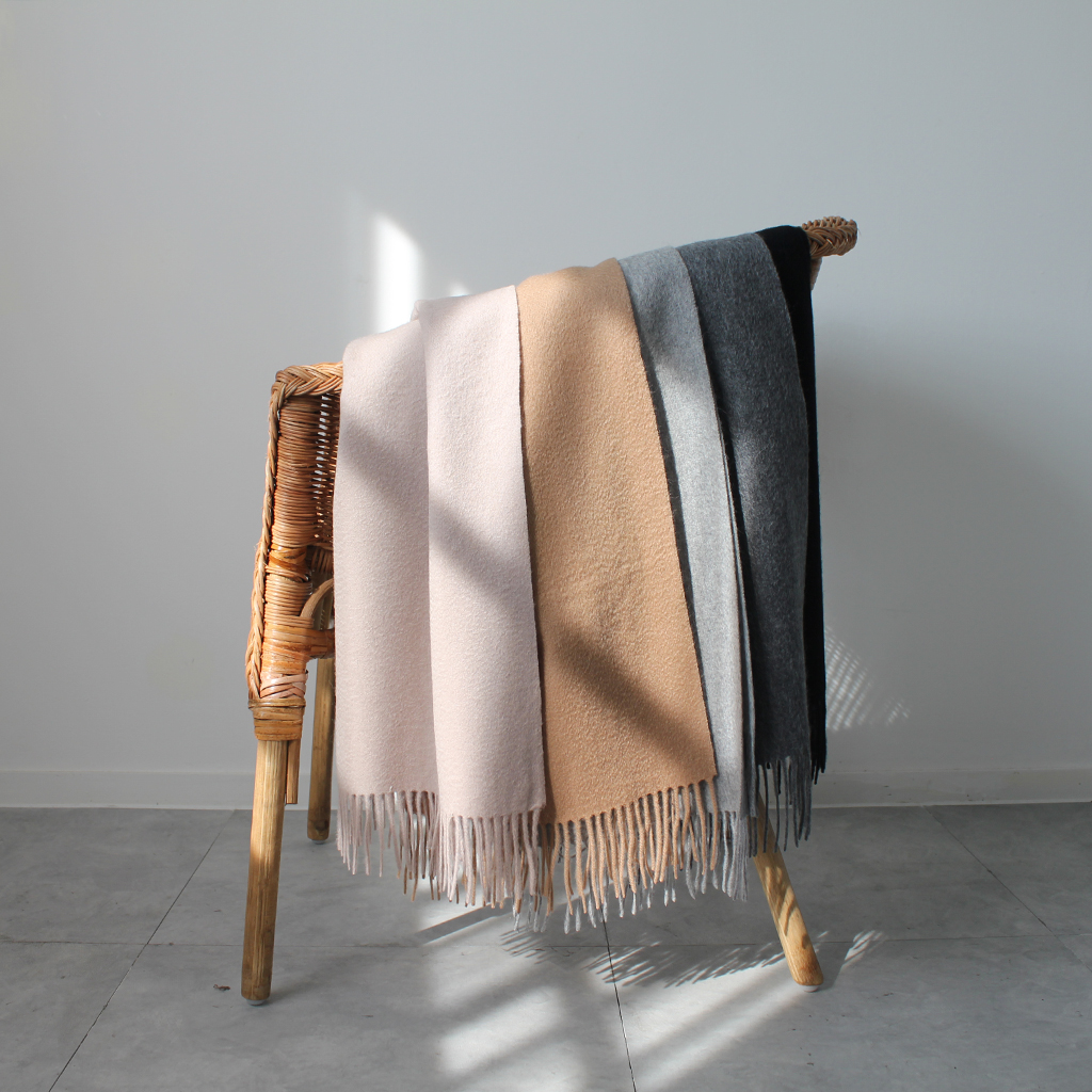 100% muffler 5color wool 100 acne wool shawl woman