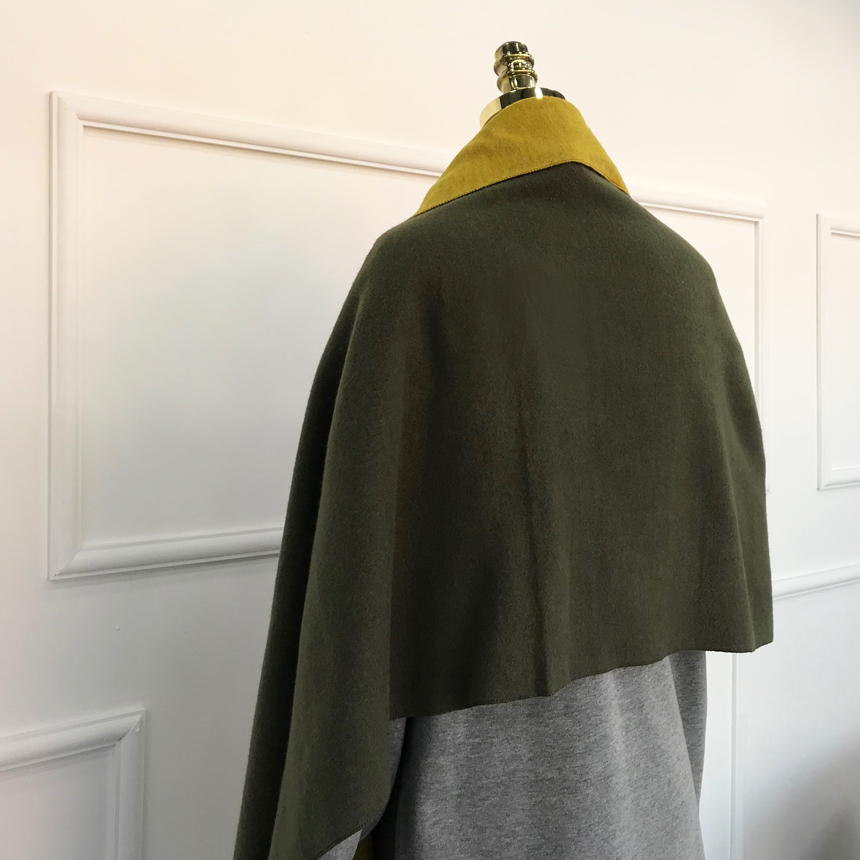 Muffler Two-sided color Cashmere shawl Women shawl