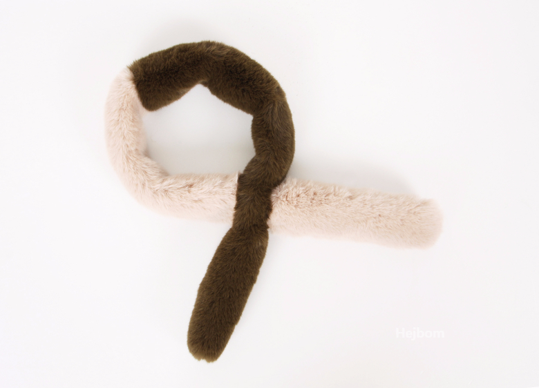 Petite Fake color scarf 7color muffler mini eco-fr