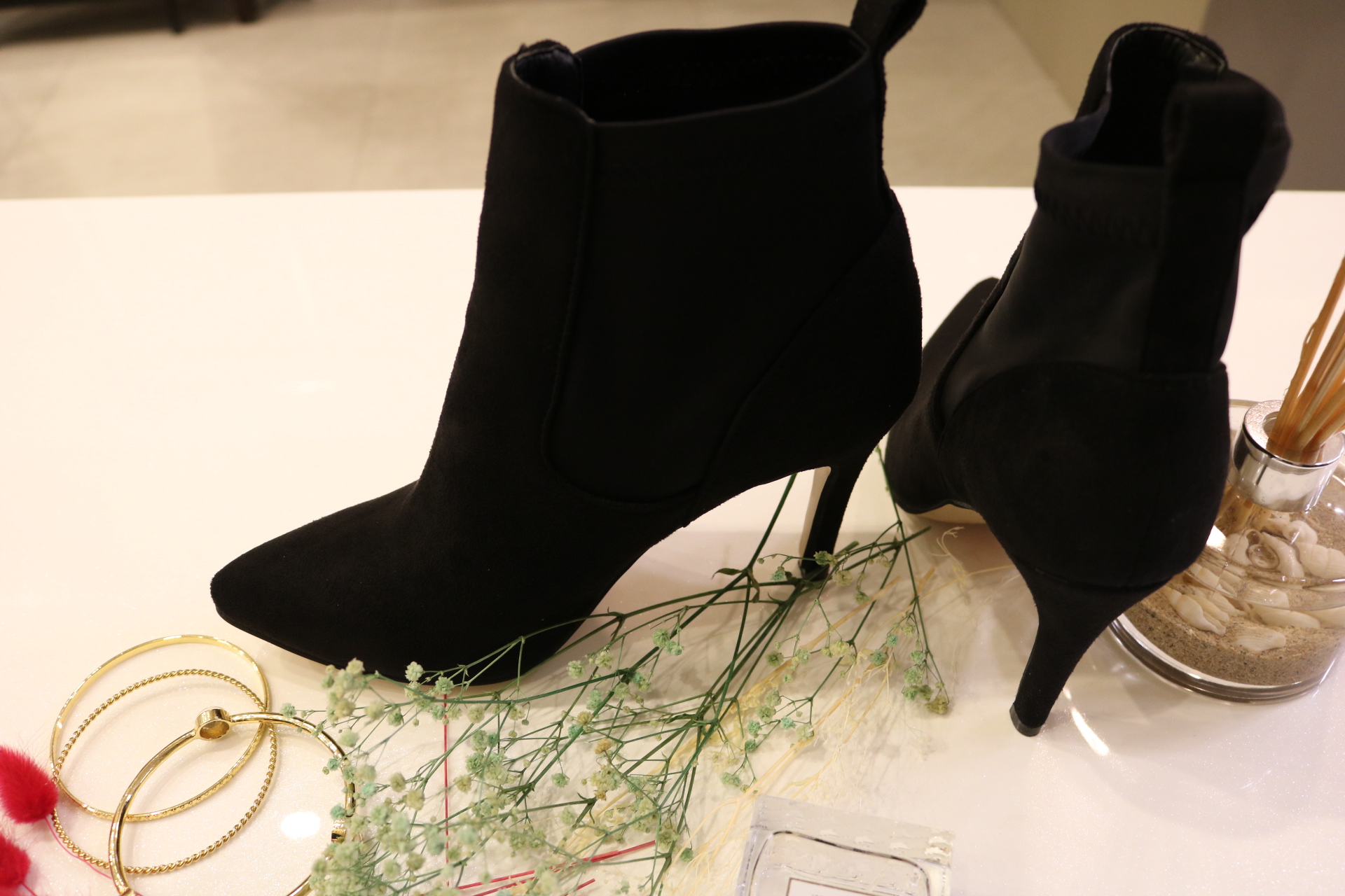 Suede Bending Angle Boots Women's Casual Long F