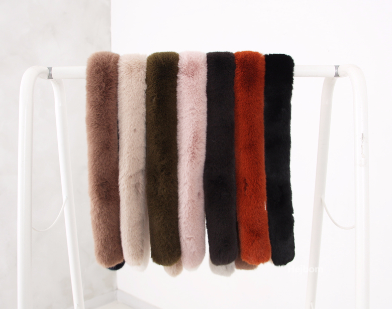 Petite Fake color scarf 7color muffler mini eco-fr