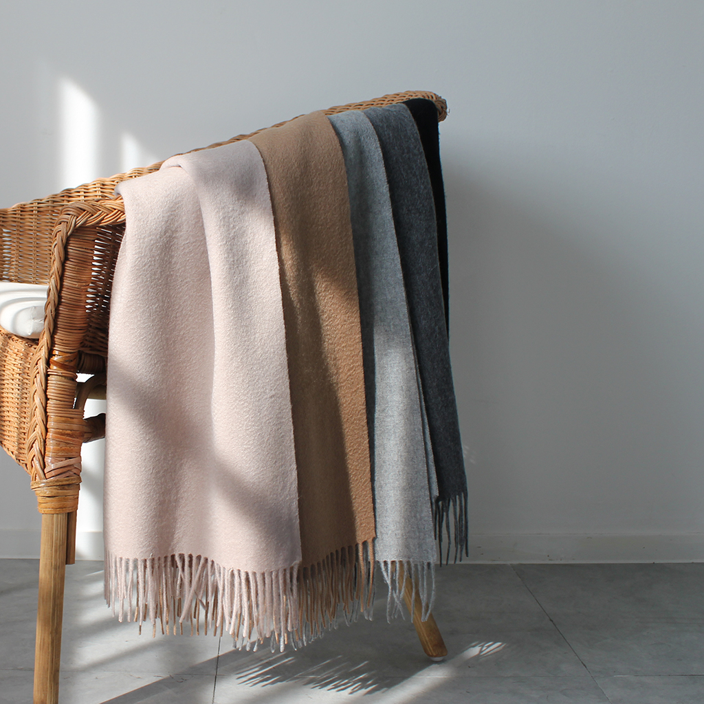 100% muffler 5color wool 100 acne wool shawl woman