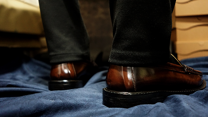 Shootable premier custom leather cowhide penny loa