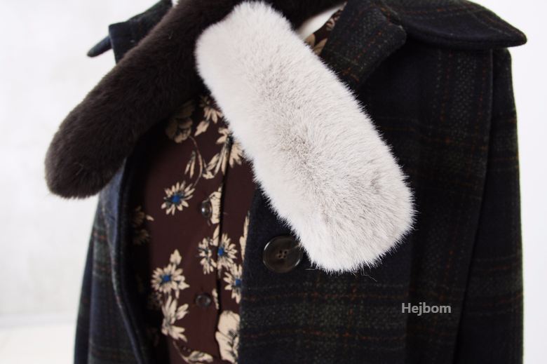 Petite Fake color scarf 7color muffler mini eco-fr