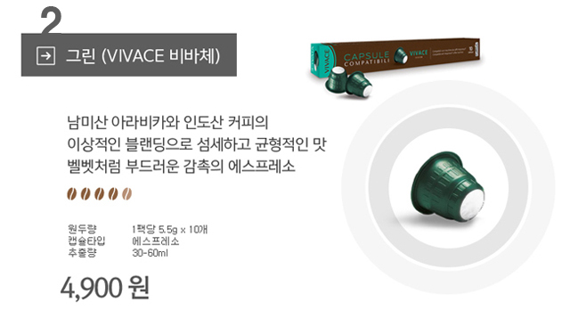 Nespresso Capsule Compatible Coffee 8 Garibaldi Fl