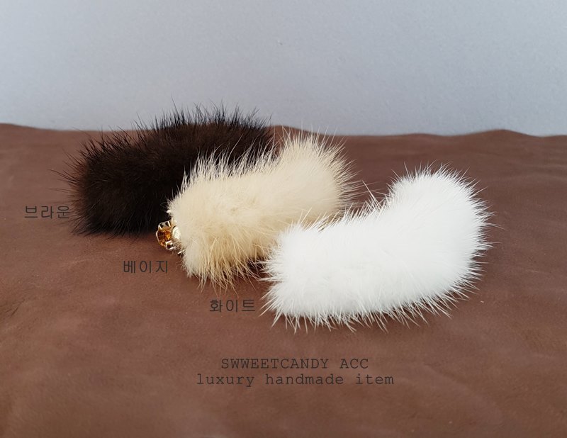 Hair Accessories Mink ponytail hair spinning style