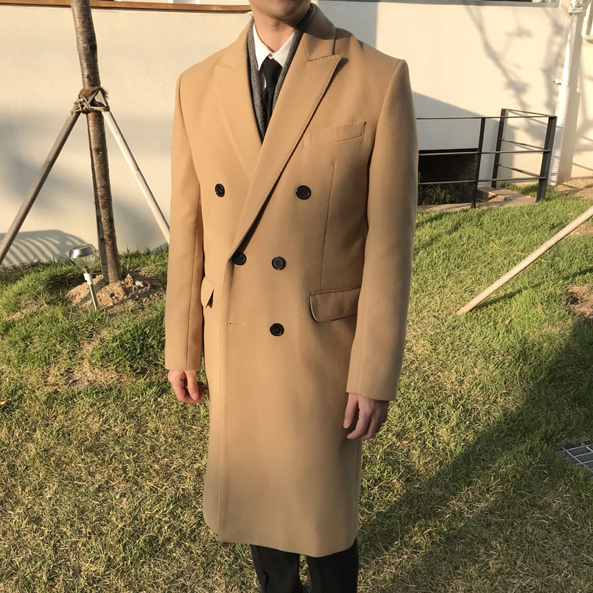 lapel touch muffler men shawl winter classic