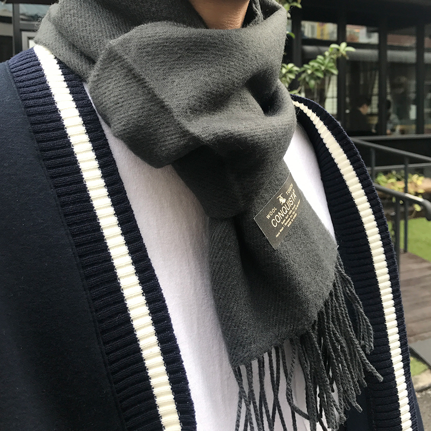 Sissom Unisex Haim Shawl Man Muffler Cody Cashmere