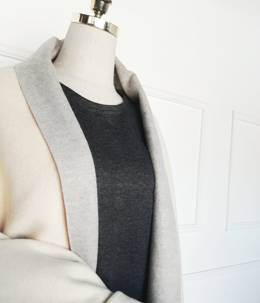 Muffler Two-sided color Cashmere shawl Women shawl