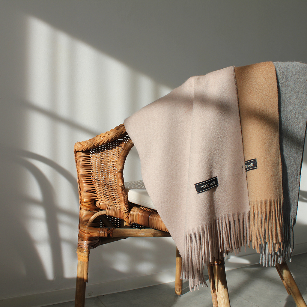 100% muffler 5color wool 100 acne wool shawl woman