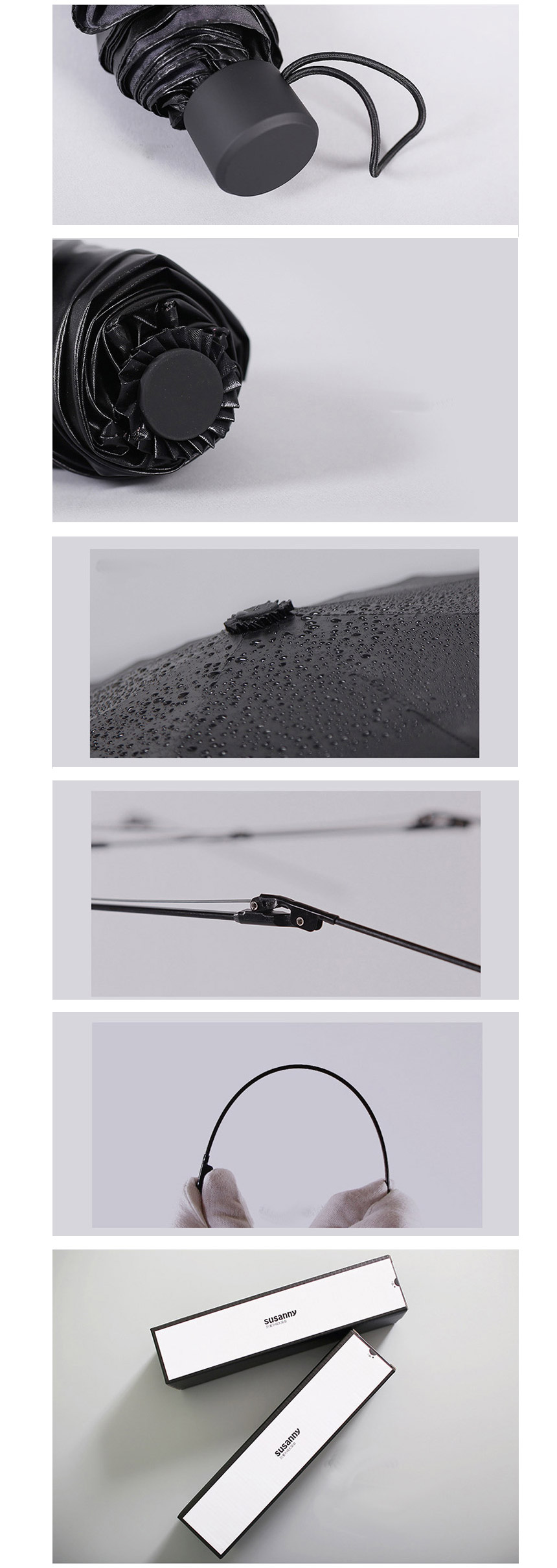 Mini Umbrella Flower Ultraviolet UV protection 3 s