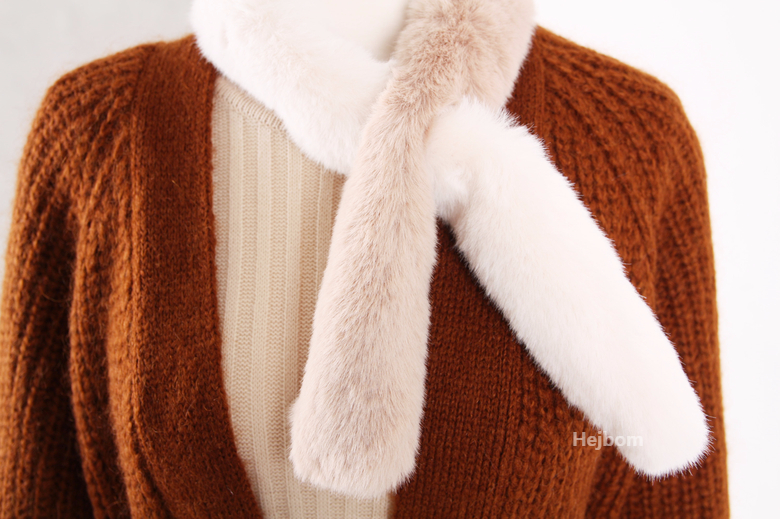 Petite Fake color scarf 7color muffler mini eco-fr