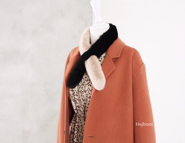 Petite Fake color scarf 7color muffler mini eco-fr