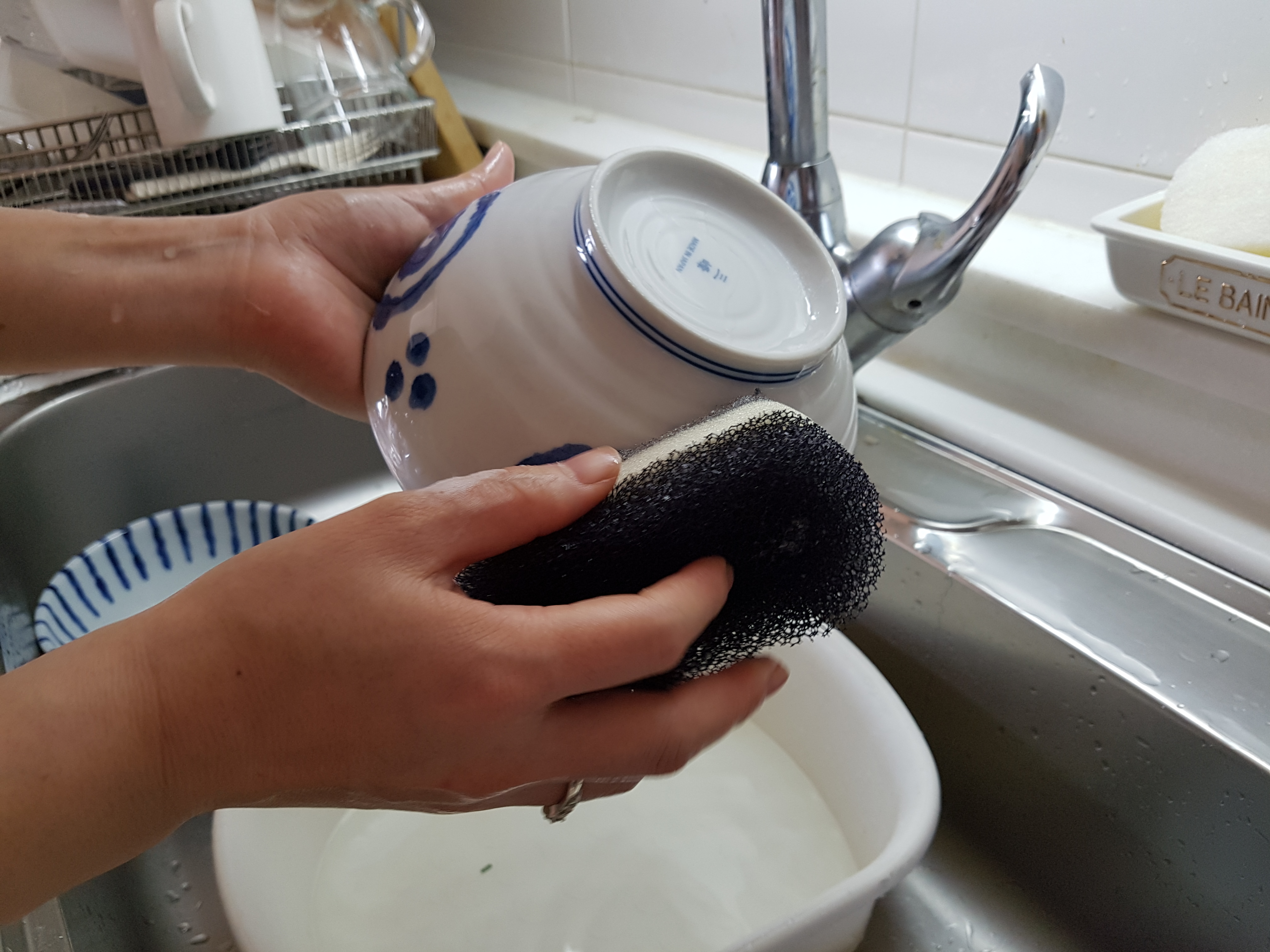 Scrubber Dish Washing Japan Smart Home Triple Spoo