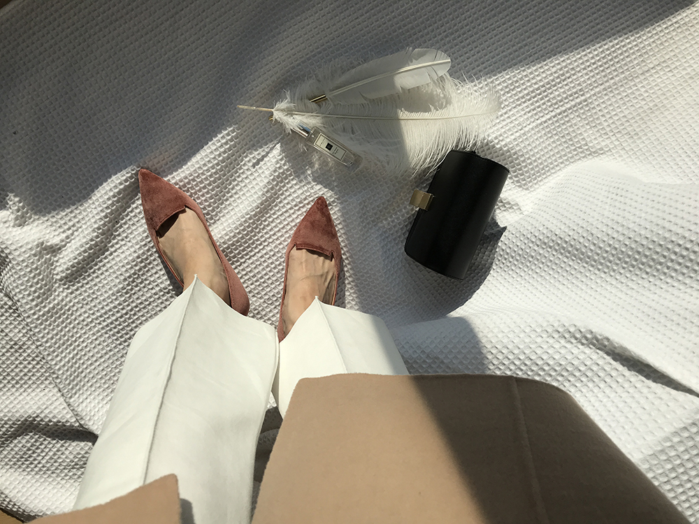 Velvet winter stiletto 5cm, 7cm middle heel shoes 