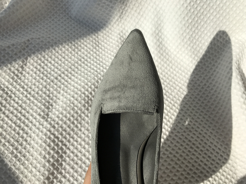 Velvet winter stiletto 5cm, 7cm middle heel shoes 