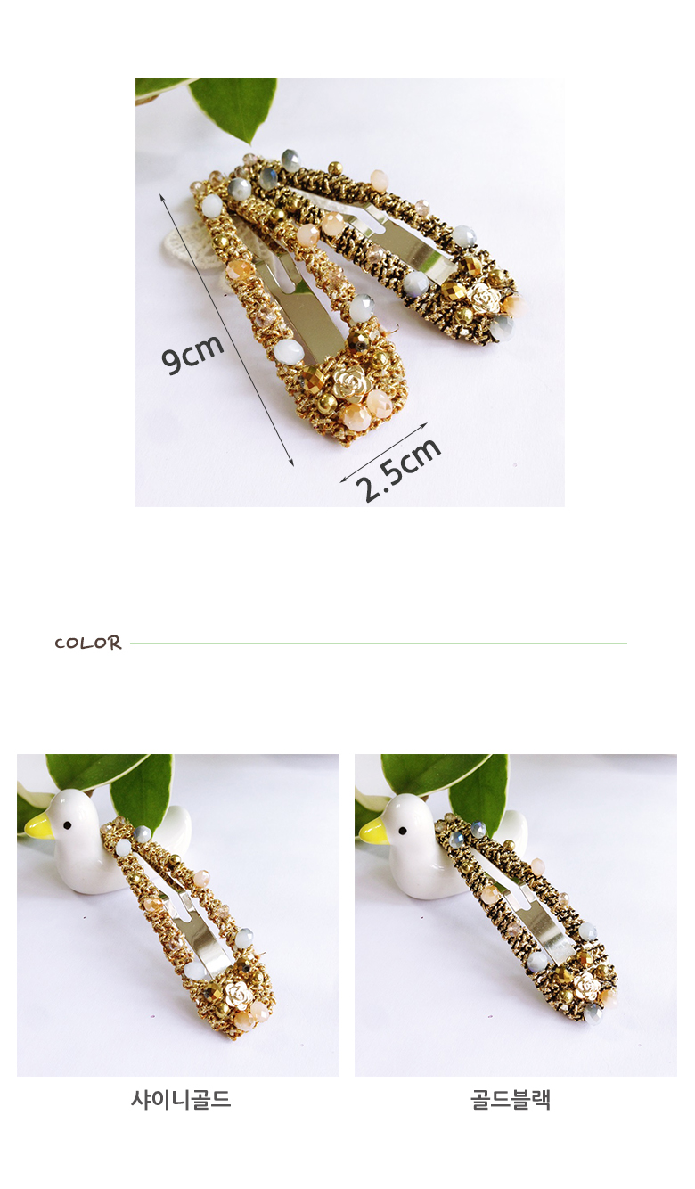 Hair Accessories Crystal Beads King Tin Pin